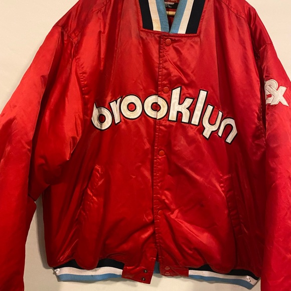 Other - Red Brooklyn bomber XXXL PUFFY jacket
